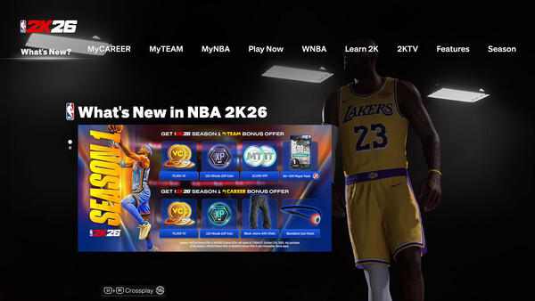NBA 2K26 MyCAREER Bonus Offer: Season 1