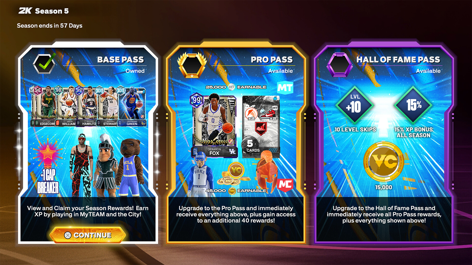 NBA 2K26 Pro Pass: Season 5 Featured Screenshot #1