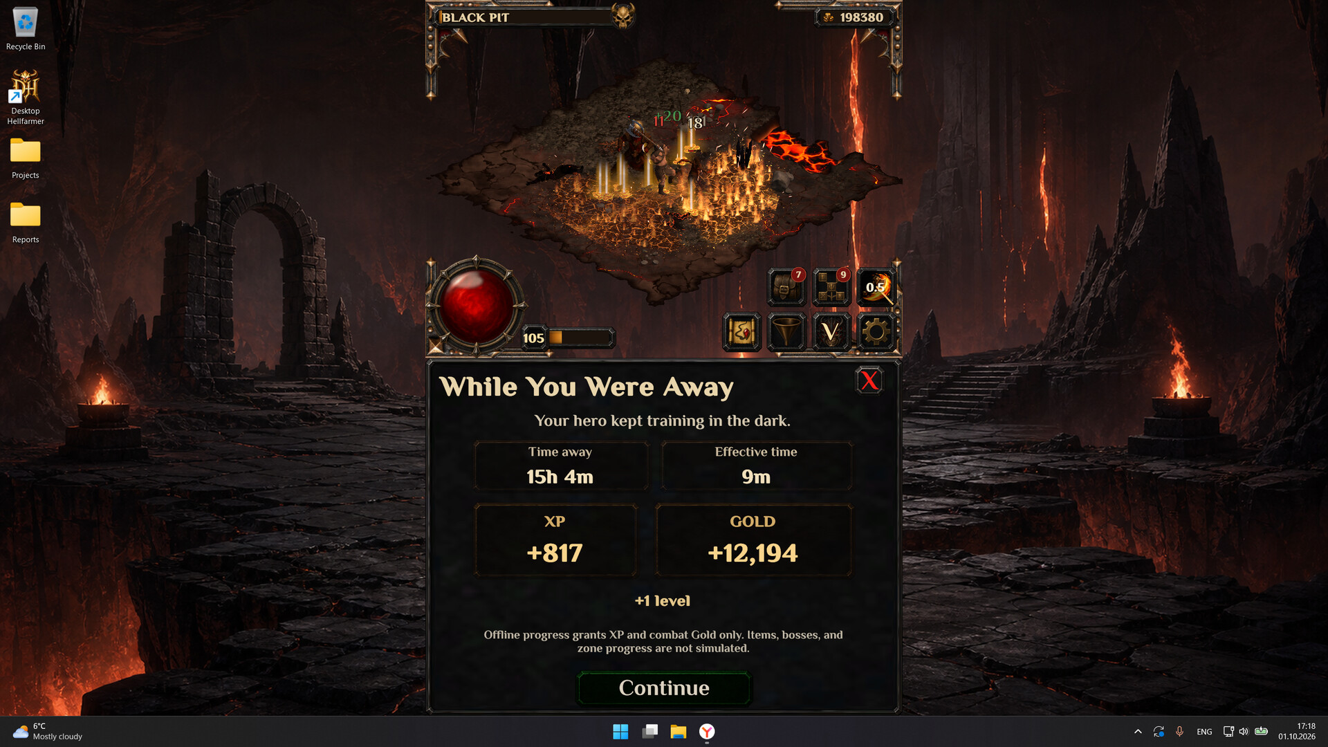 Desktop Hellfarmer screenshot 8