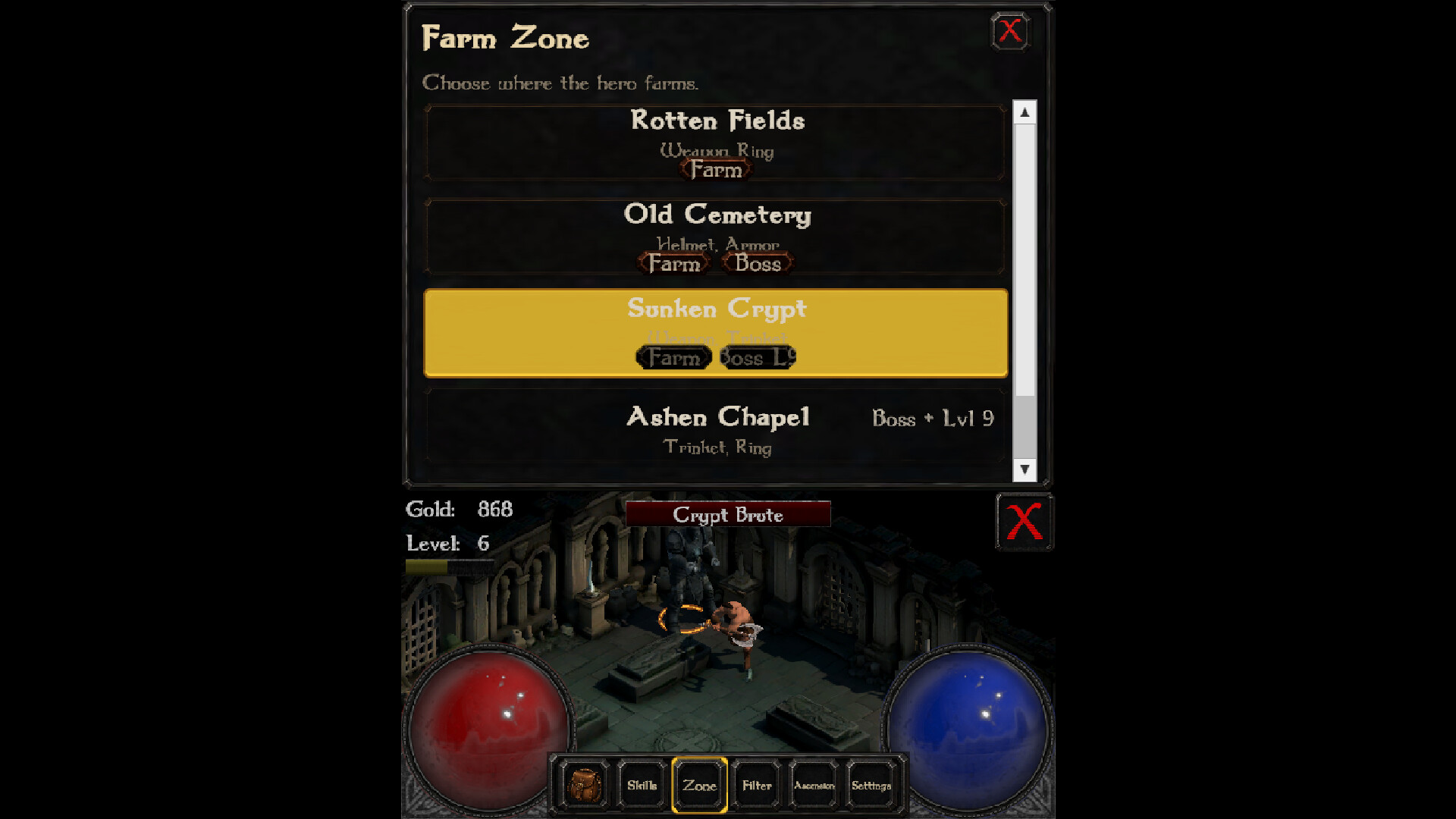 Desktop Hellfarmer screenshot 5