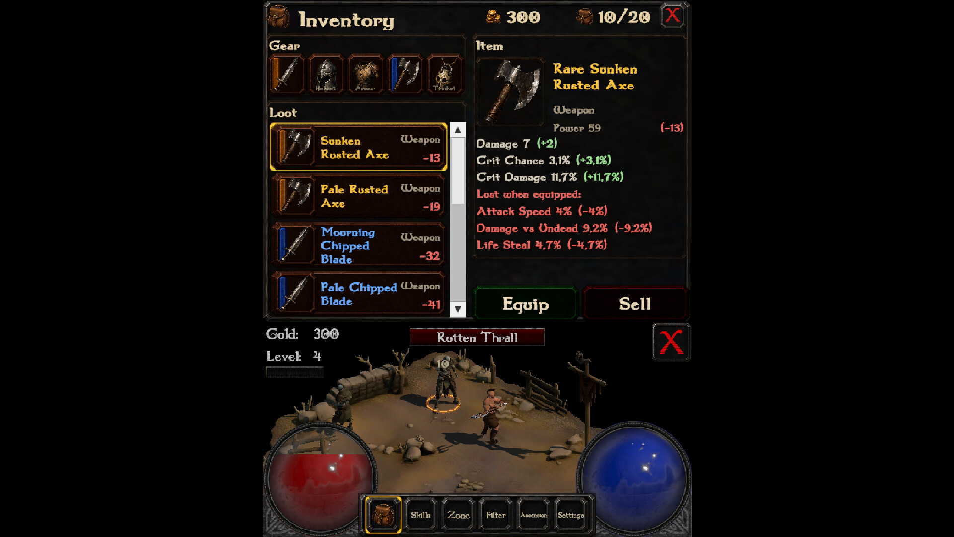 Desktop Hellfarmer screenshot 3
