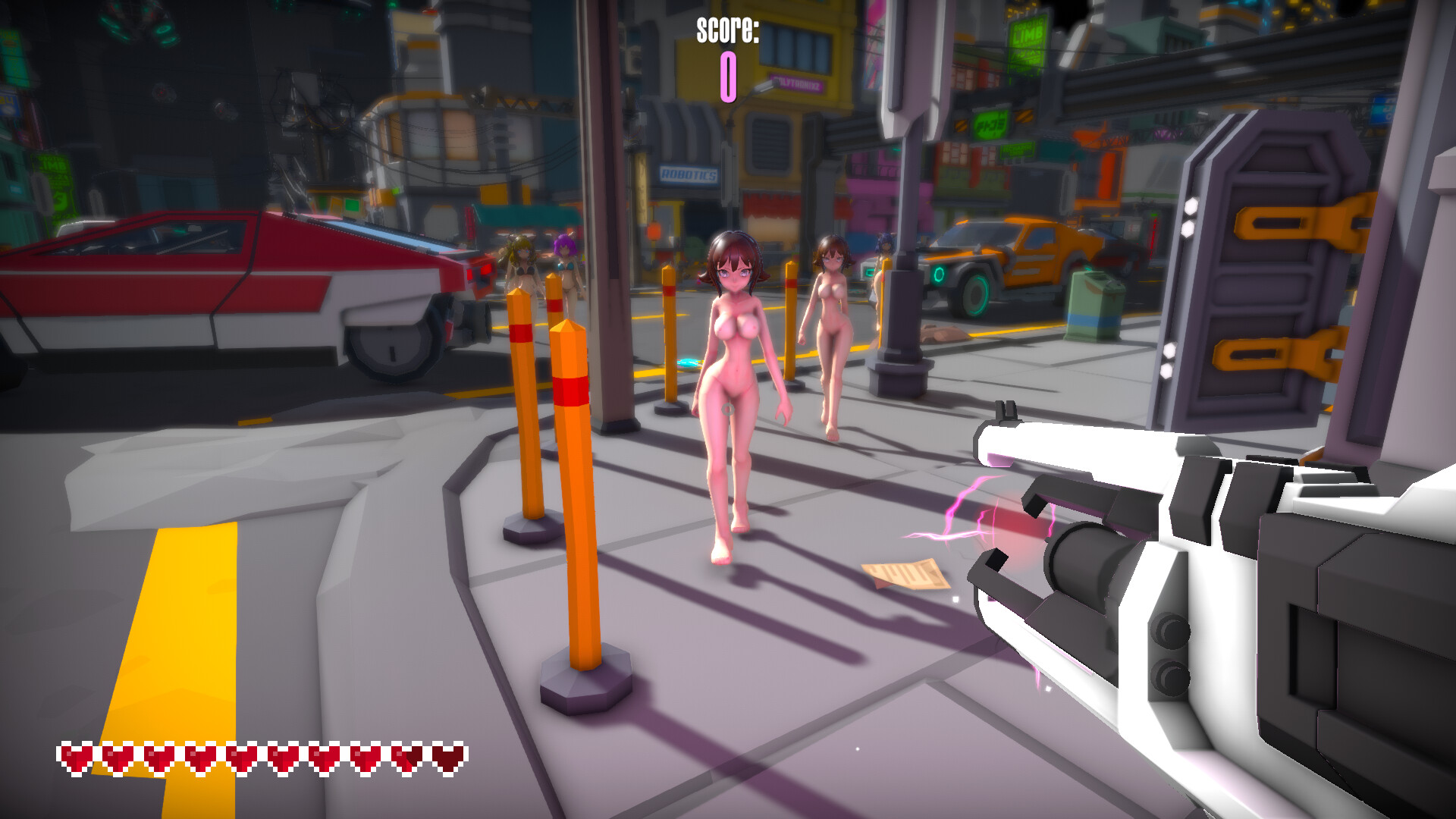 FPS Seduce - HentaI - Map Futuristic City screenshot 1