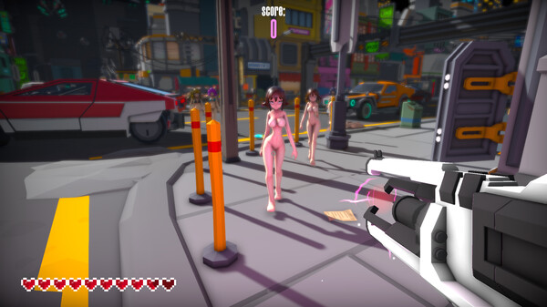 FPS Seduce - HentaI - Map Futuristic City screenshot 1