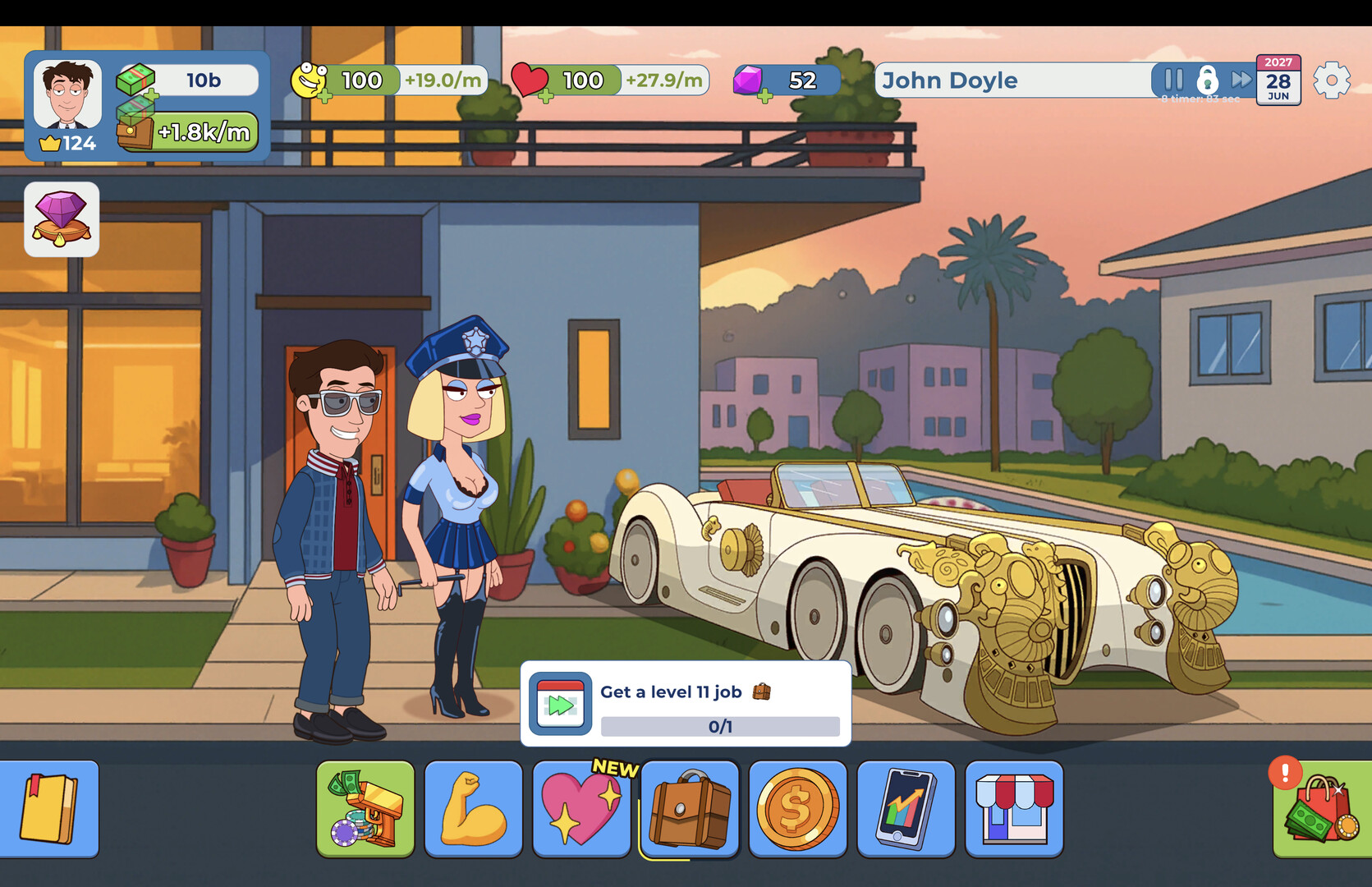 #2. Idle Guy: Life Simulator games (Steam) 由: Heatherglade Publishing KFT