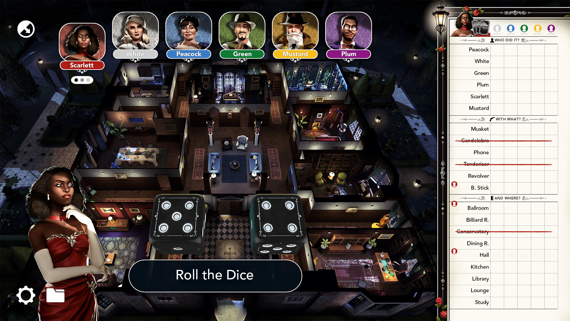 Clue/Cluedo: Noir Crime Scene screenshot 1