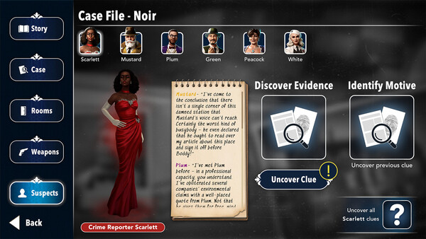 Clue/Cluedo: Noir Crime Scene