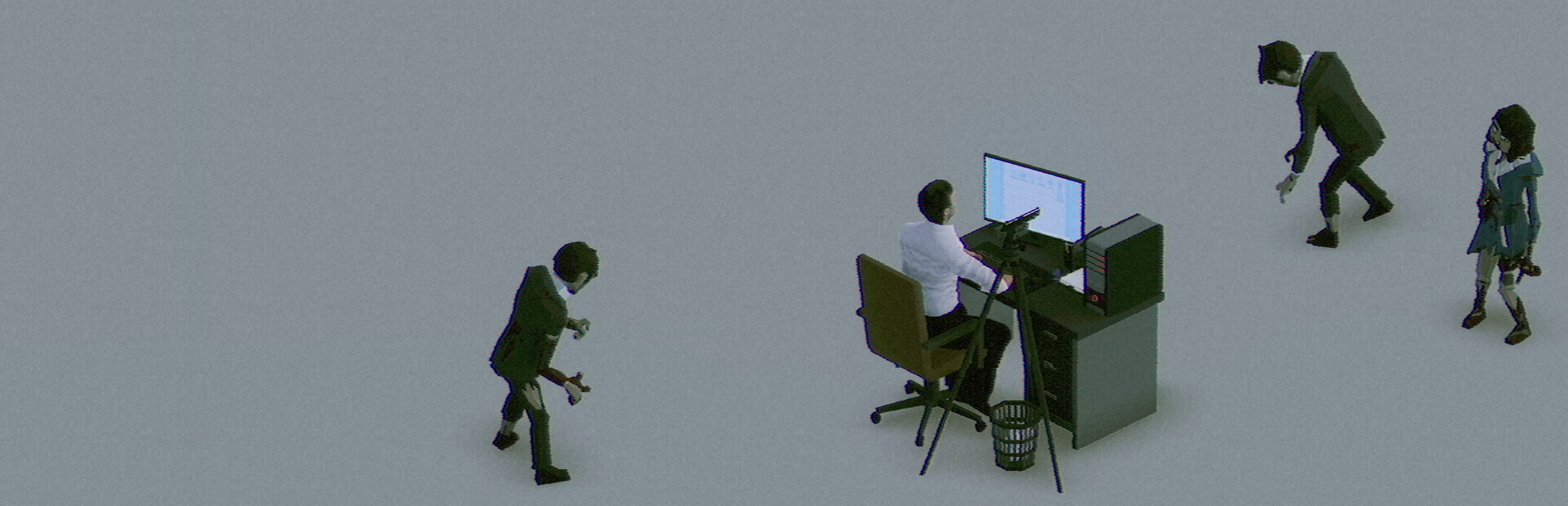 Hardworking Office Man Survival