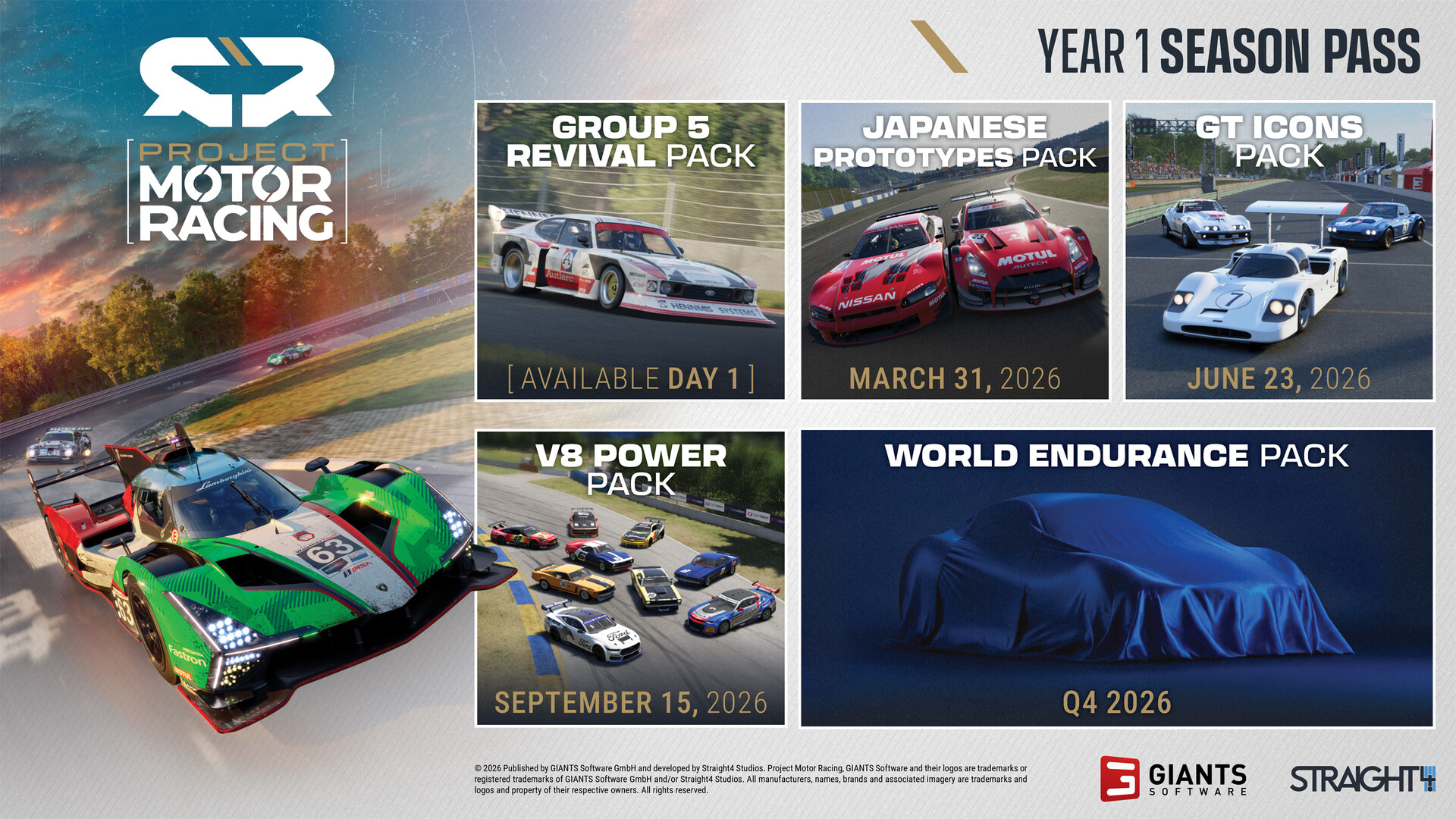 Project Motor Racing: Year 1 Season Pass