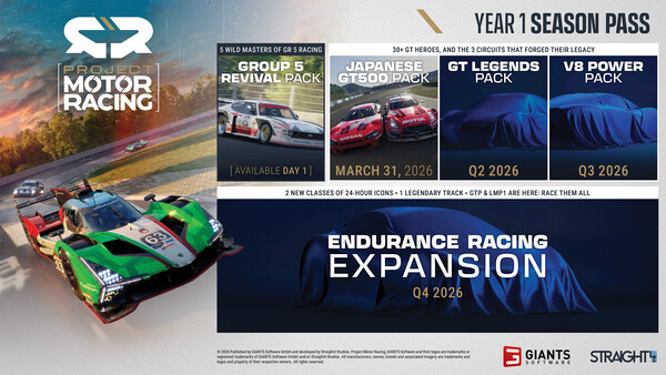 Project Motor Racing: Year 1 Season Pass.