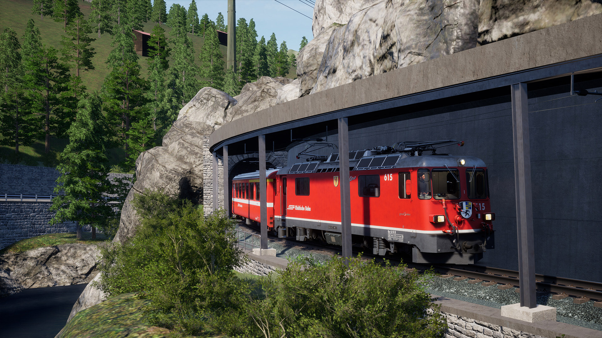 #3. Train Sim World® 6: Arosalinie: Chur - Arosa Route Add-On (Steam) Door: Dovetail Games - TSW