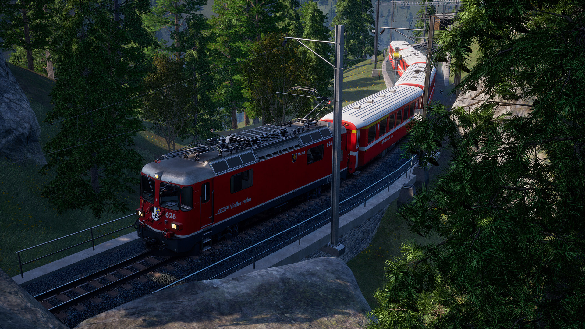 #8. Train Sim World® 6: Arosalinie: Chur - Arosa Route Add-On (Steam) Door: Dovetail Games - TSW
