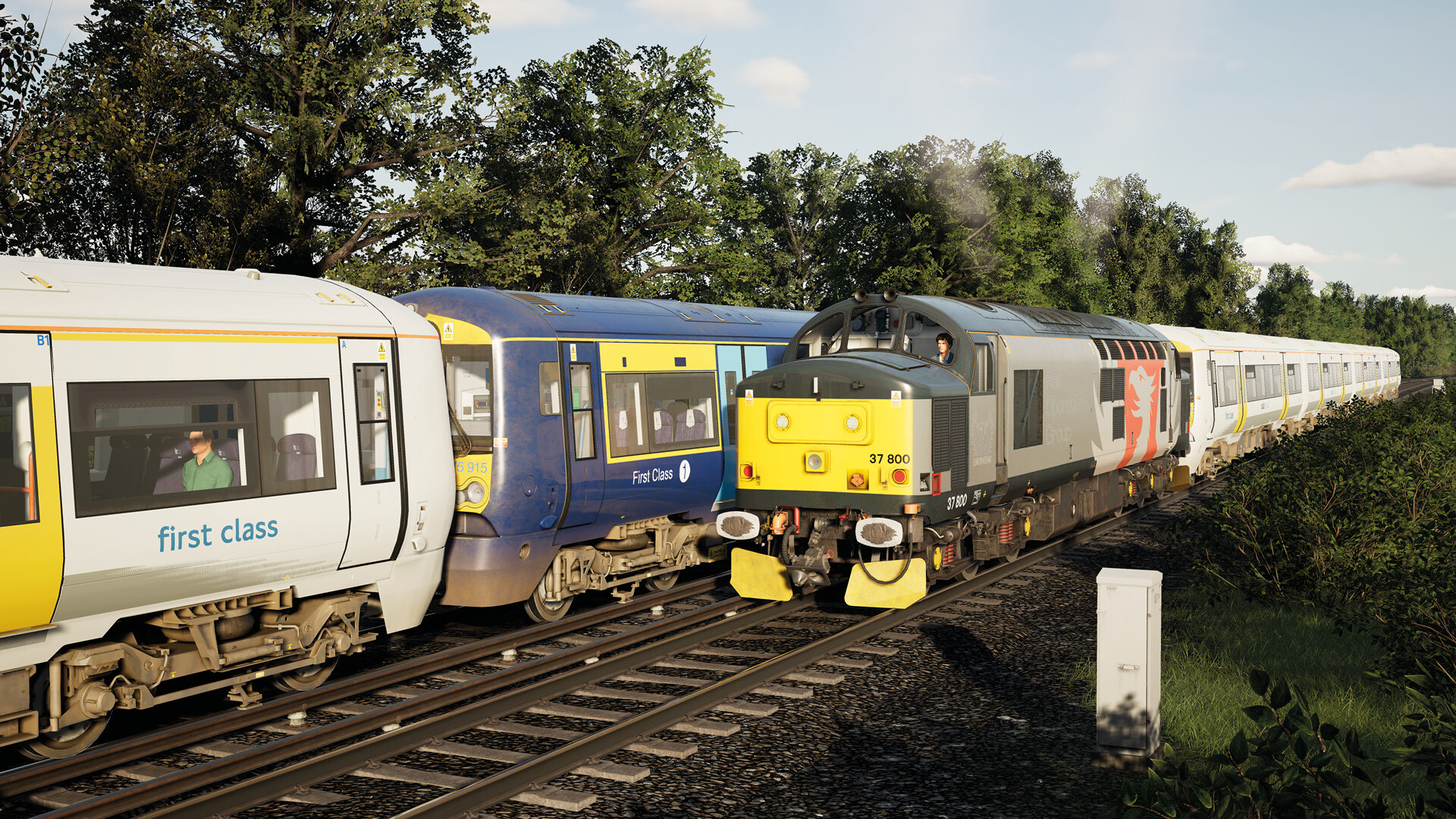 #1. Train Sim World® 6: Rail Operations Group BR Class 37/7 Add-On (Steam) De: Dovetail Games - TSW