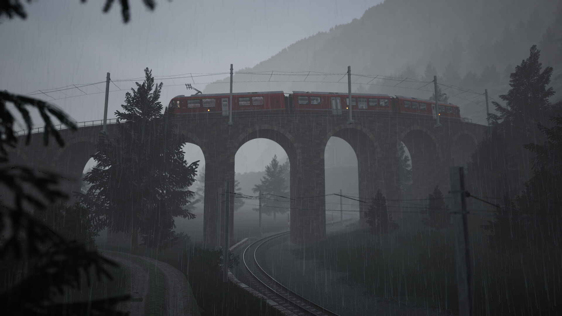 #3. Train Sim World® 6: Berninalinie: Tirano - Ospizio Bernina Route Add-On (Steam) 由: Dovetail Games - TSW