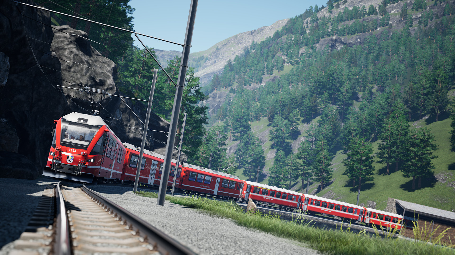 #10. Train Sim World® 6: Berninalinie: Tirano - Ospizio Bernina Route Add-On (Steam) 由: Dovetail Games - TSW