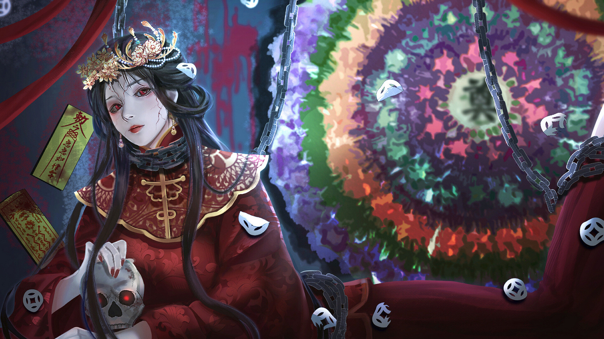 百鬼之王-中式.恐怖.卡牌.遊戲 Featured Screenshot #1