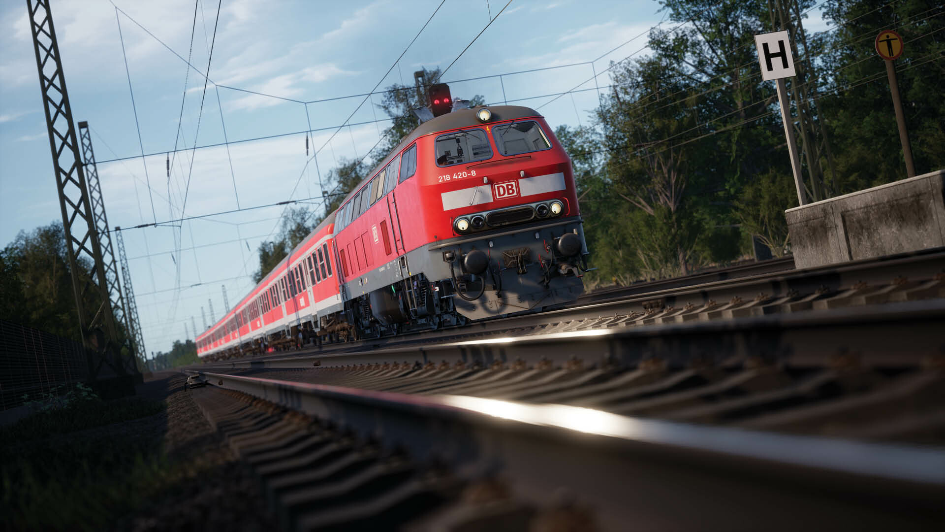 #6. Train Sim World® 6: DB BR 218 Diesel Loco Add-On (Steam) Podle: Dovetail Games - TSW