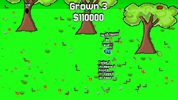 Screenshot z Frantic Birdies