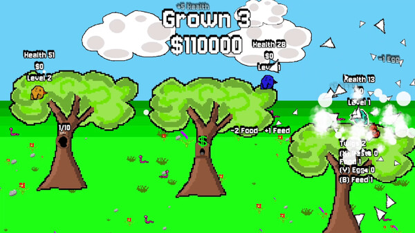 Screenshot z Frantic Birdies