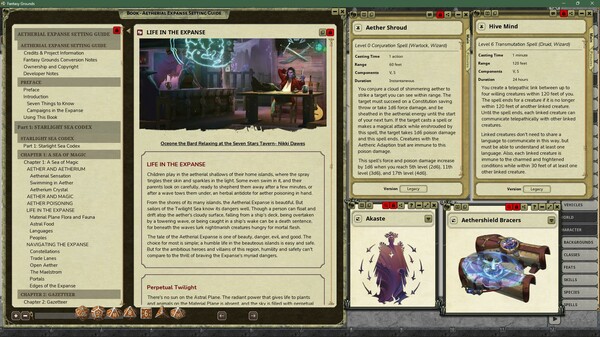 Fantasy Grounds - Aetherial Expanse: Setting Guide