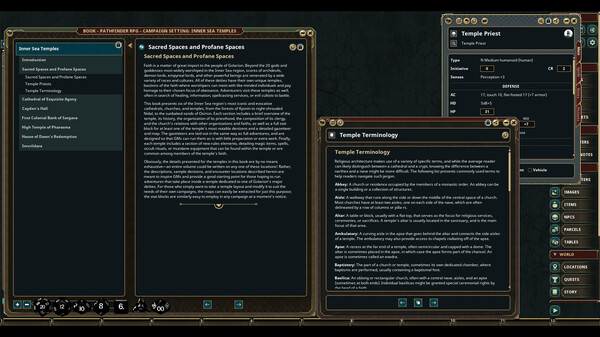 Fantasy Grounds - Pathfinder RPG - Campaign Setting: Inner Sea Temples