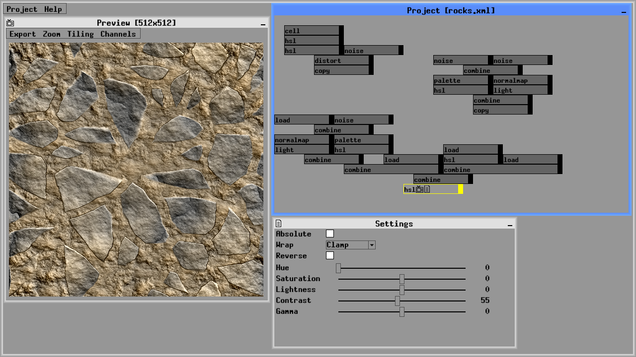 #1. Zeuxis : procedural texture generator (Steam) 由: Martin Veilleux