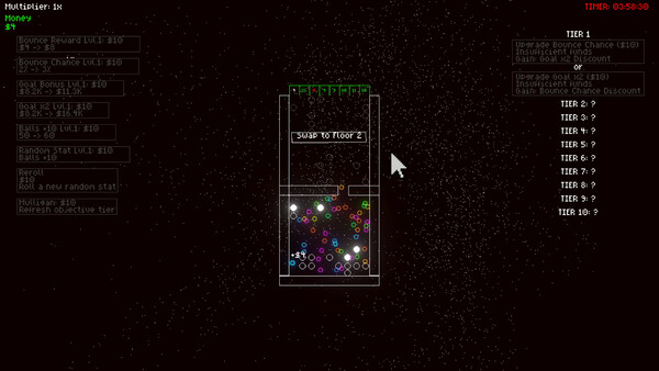 Screenshot of Clicker Climber: Reverse Pachinko