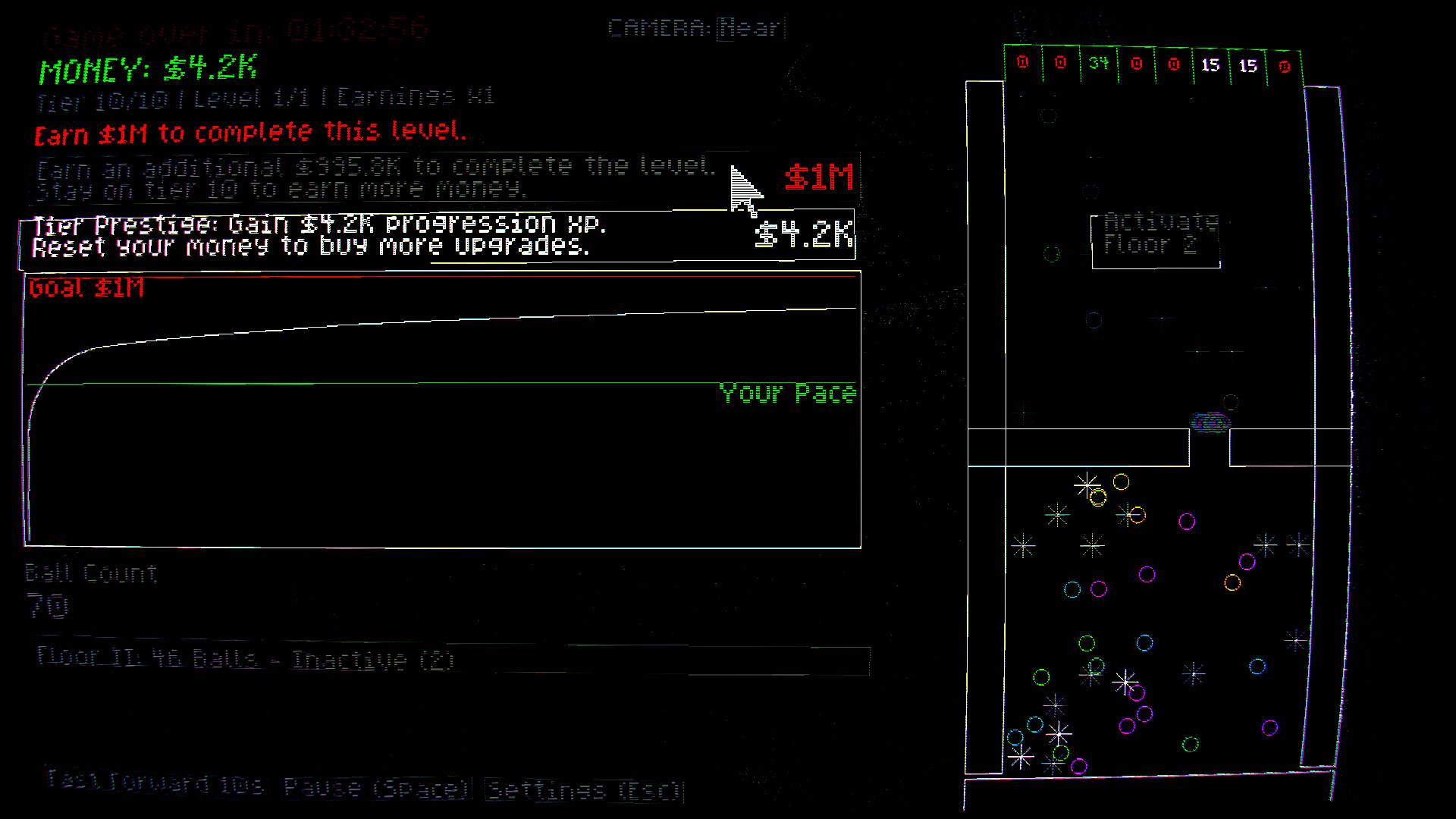 Clicker Climber: Reverse Pachinko screenshot 1