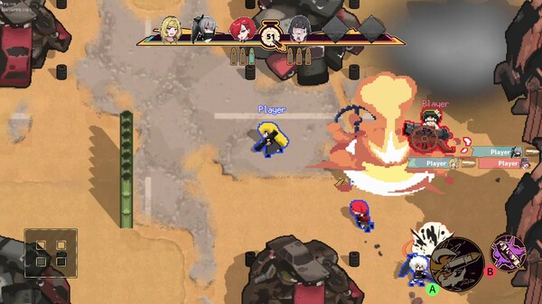 HougekiShoujo game for Linux 1