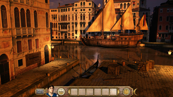Screenshot of The Travels of Marco Polo gameplay showing in-action mechanics