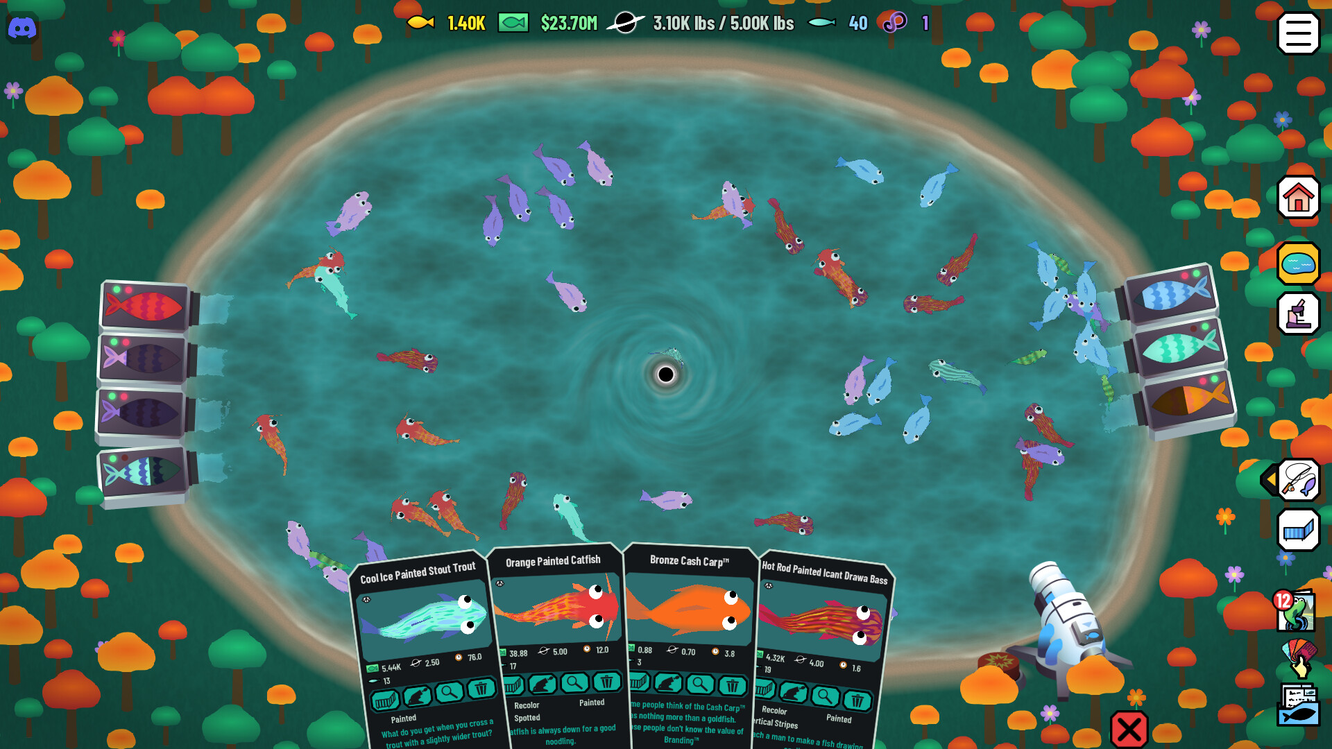 Black Hole Fishing