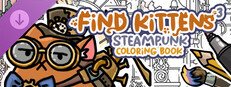 HIDDEN CATS 3: Steampunk - Coloring Book Small Capsule Image