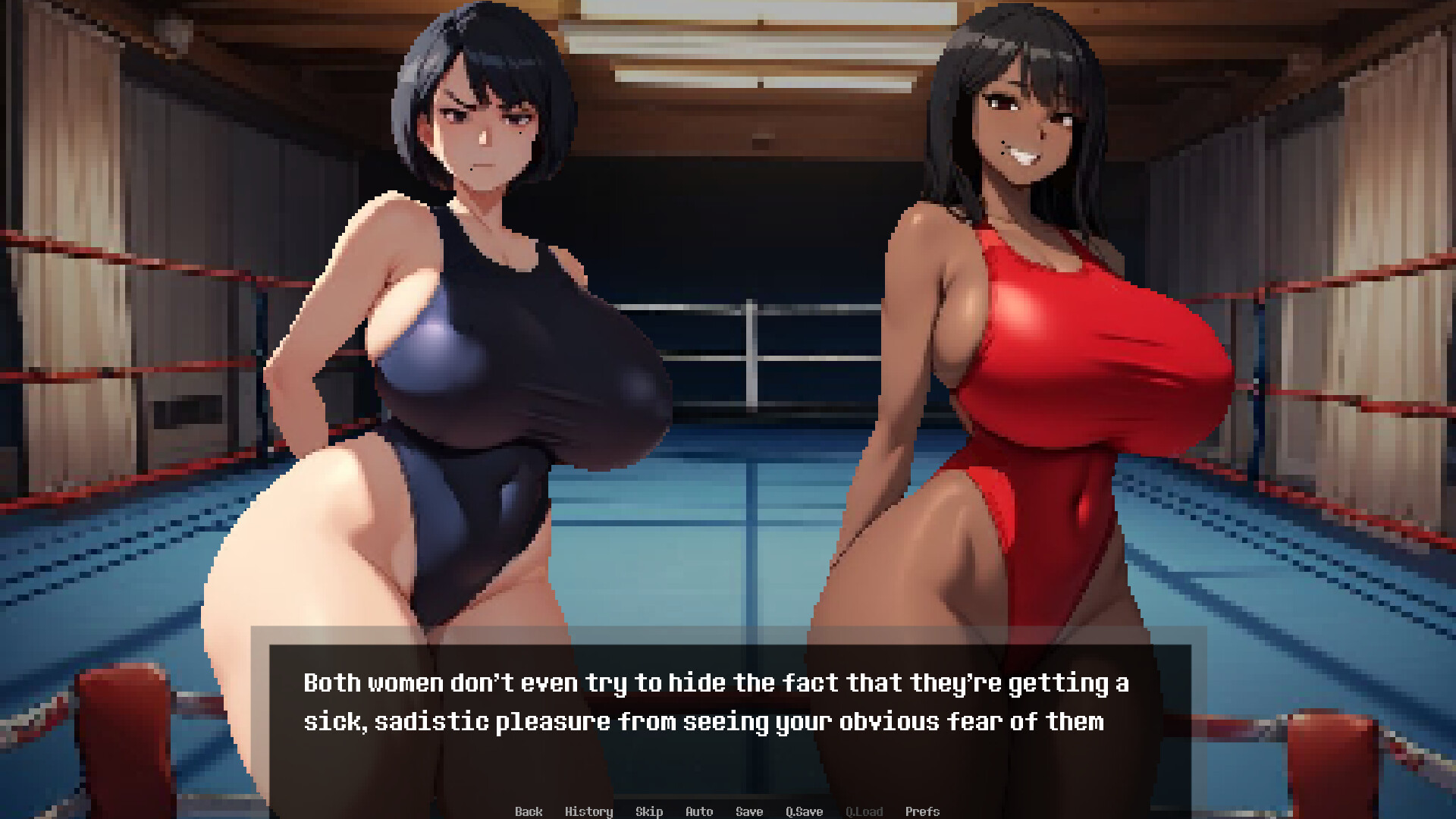 Femdom Girlfriend 3: My Sadistic Girlfriend and Her Friend Bully Me In Their Swimsuits screenshot #2