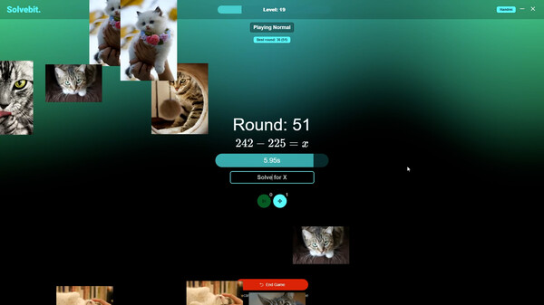 Mathbits game for Linux 1
