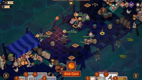 Screenshot of AlcheMice gameplay showing in-action mechanics
