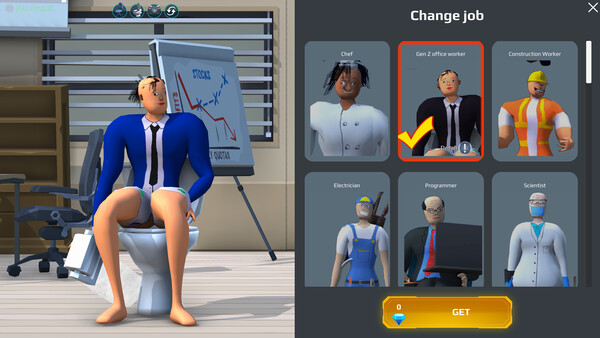 Job Battle Simulator: Accurate Physics Showdown.