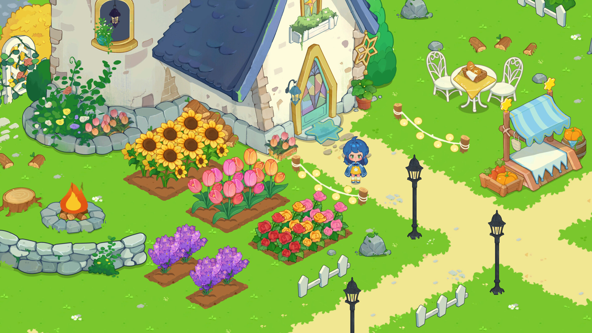 Blossom’s Grove: An English-Learning Game screenshot 1