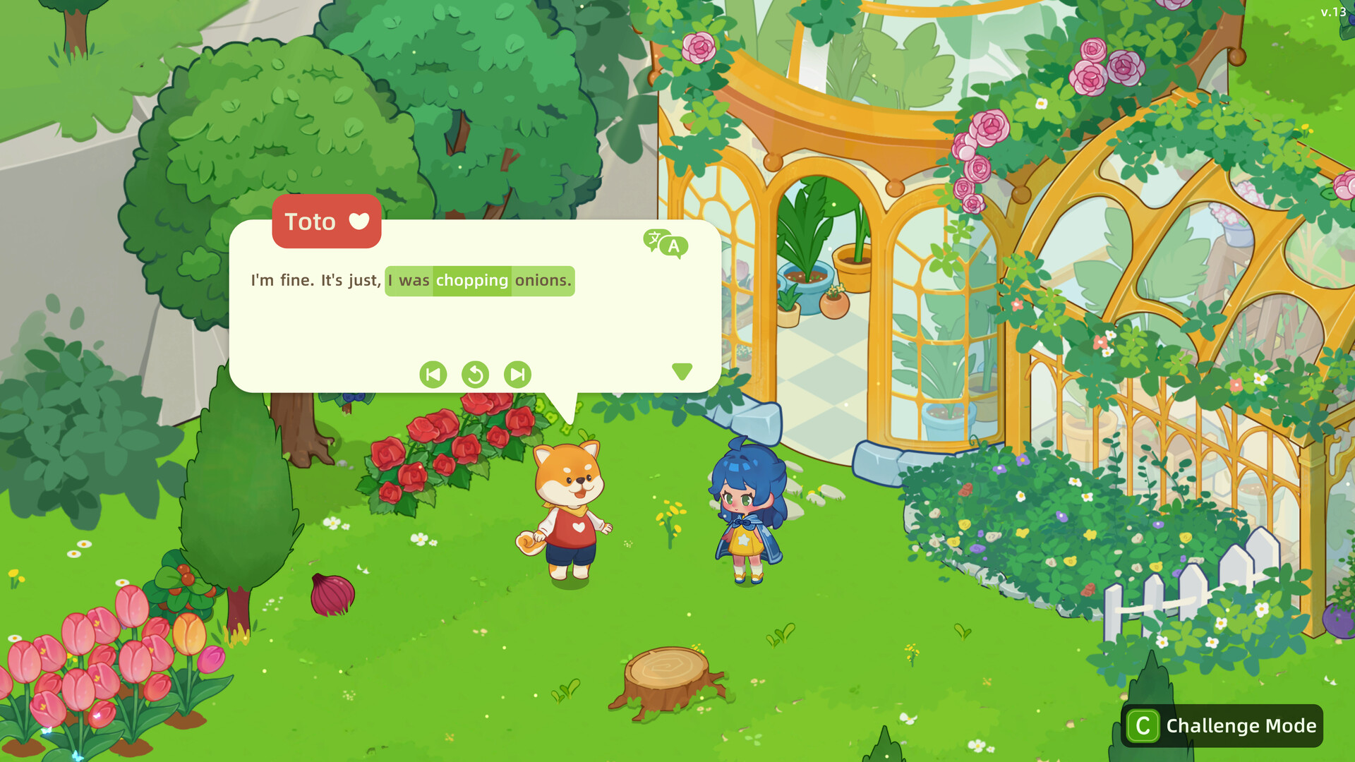 Blossom’s Grove: An English-Learning Game screenshot #3