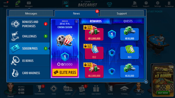 Screenshot 4 of Baccarat online: Baccarist - final gameplay screenshot