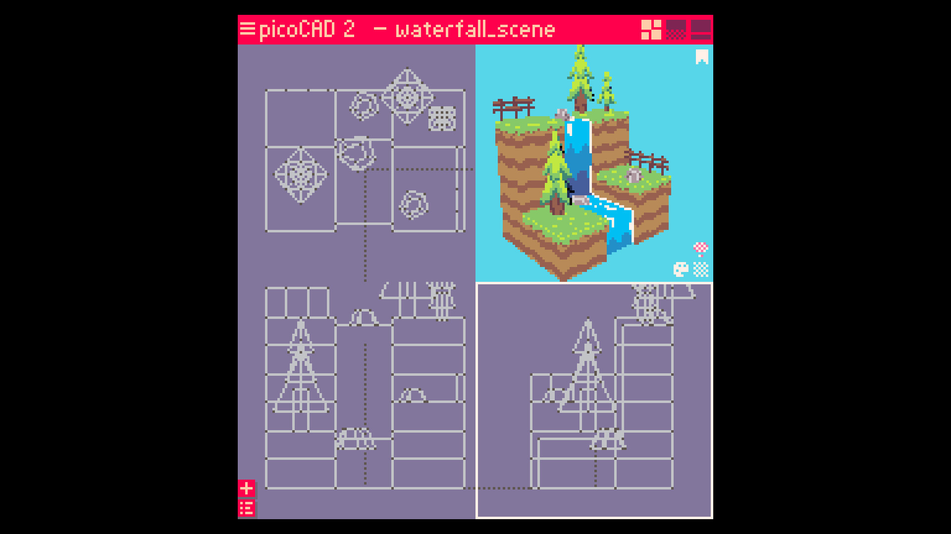 picoCAD 2 Featured Screenshot #1