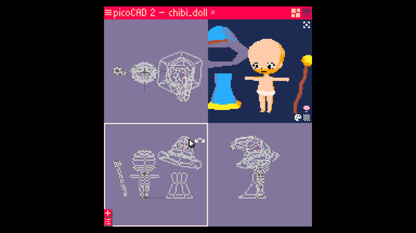 picoCAD 2 screenshot 1