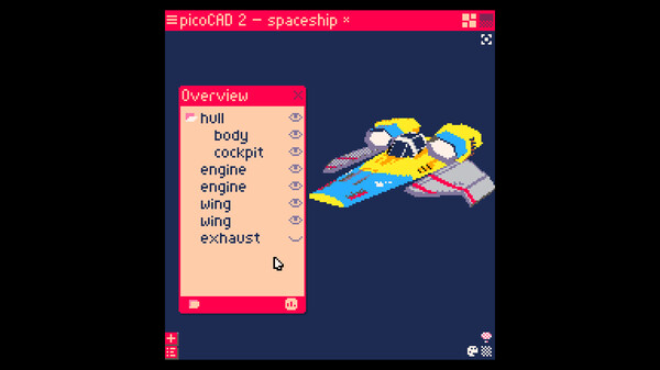 picoCAD 2 screenshot 4