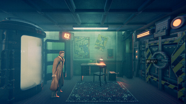 Screenshot of Life 2047 Escape Simulator gameplay showing in-action mechanics