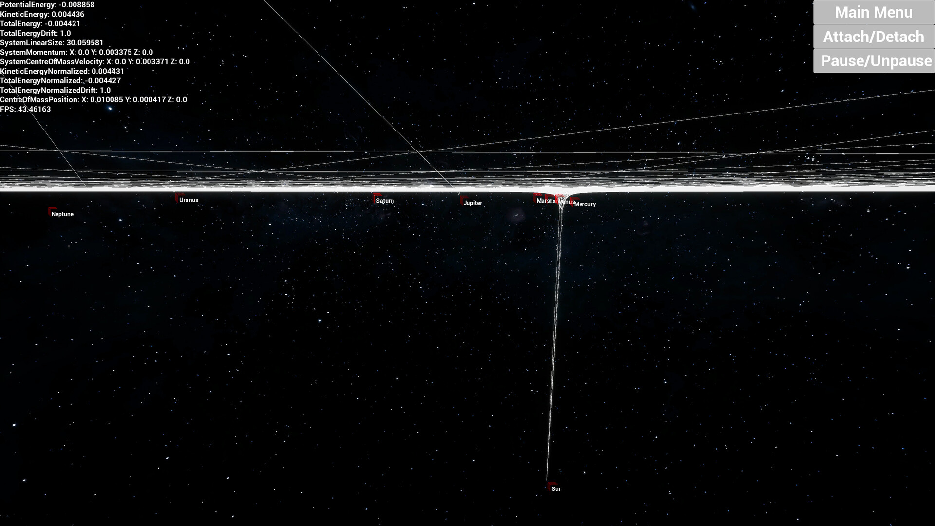 #2. Gravity Sandbox (Steam) Bởi: dev_gs