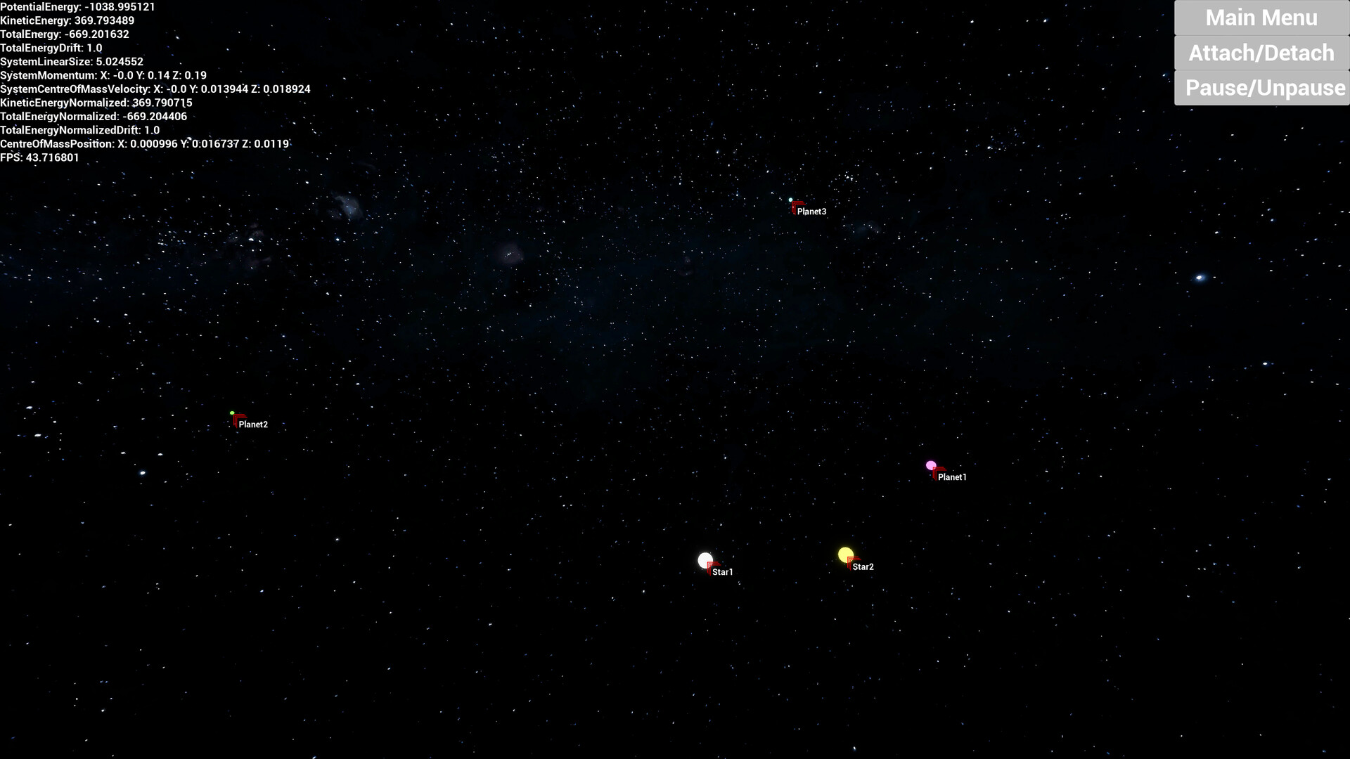 #1. Gravity Sandbox (Steam) Bởi: dev_gs