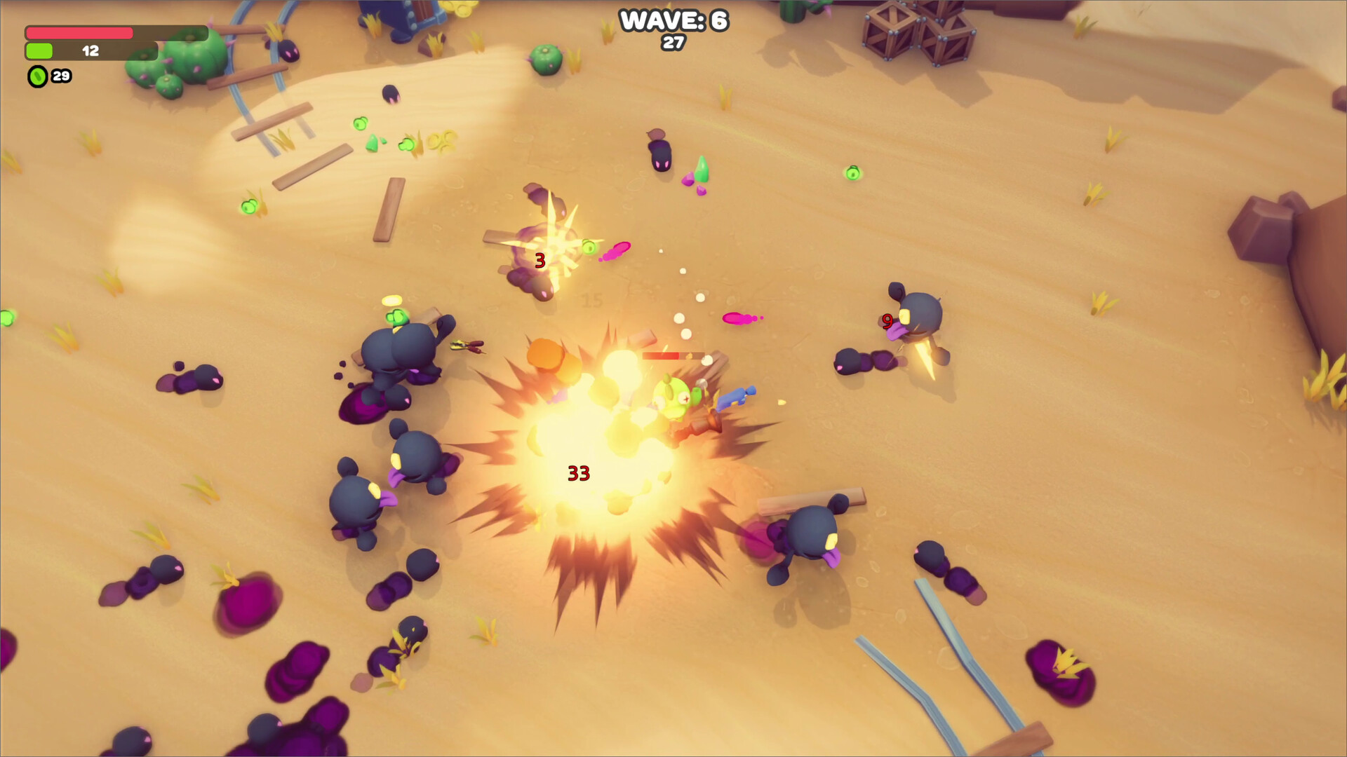Dino-Ducks Mayhem screenshot #3