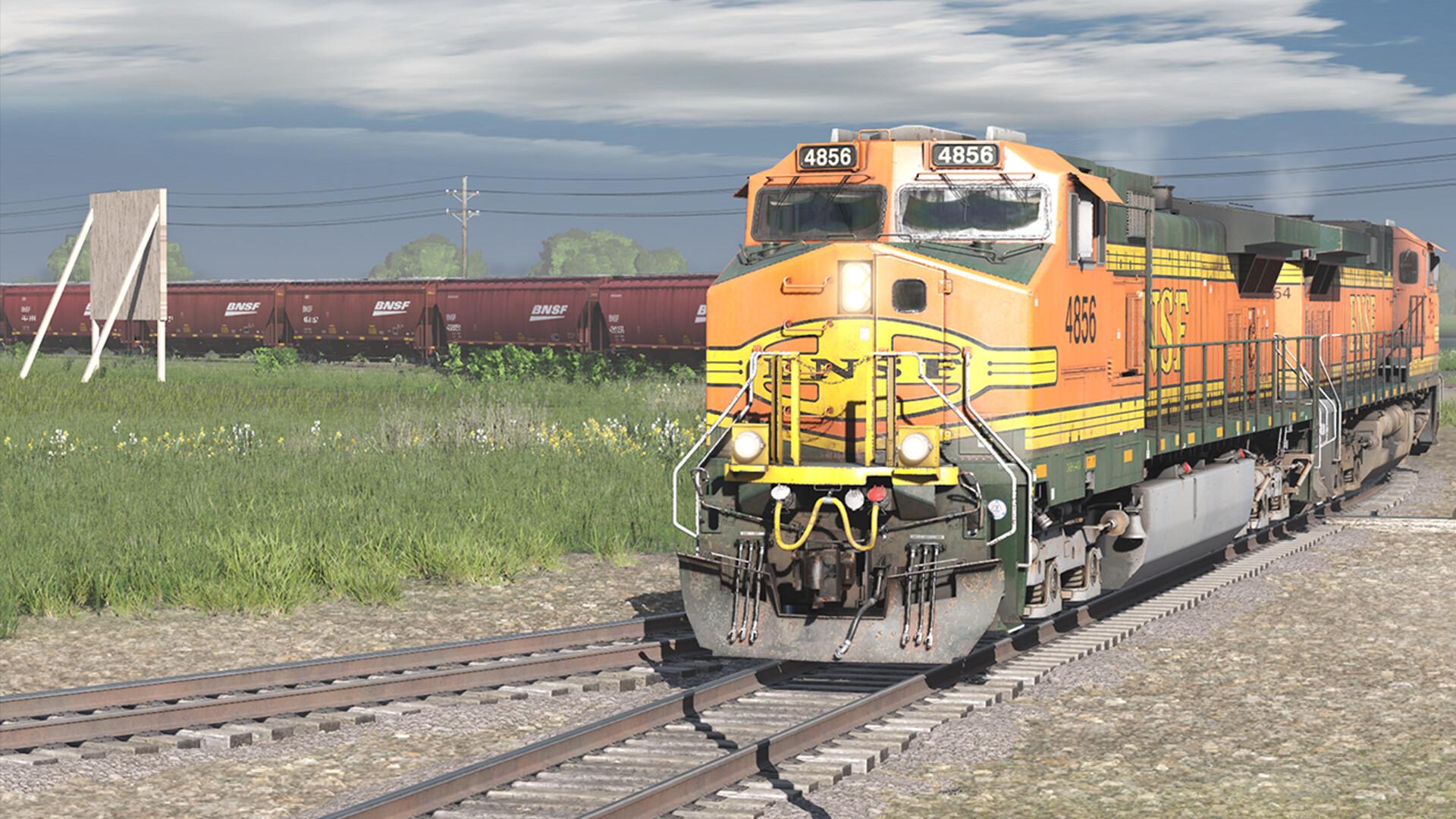Trainz Plus DLC - BNSF C44-9W 4772-4877 H2a Featured Screenshot #1