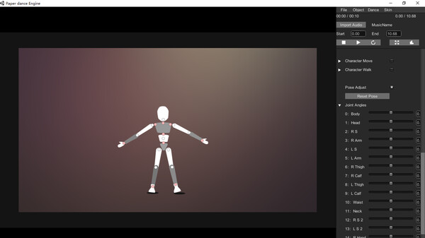 Paper dance Engine Demo screenshot 3