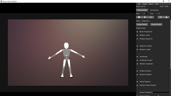 Paper dance Engine Demo screenshot 4