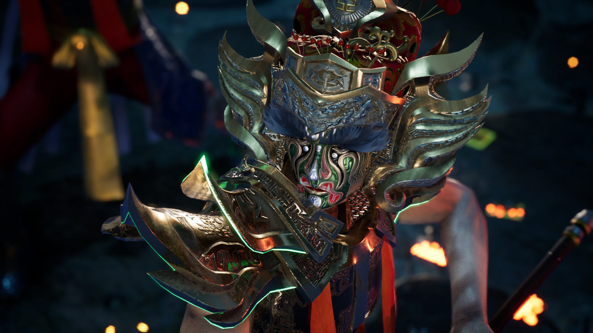 PVP Golden Armor of Guan Jian Shou Skin DLC Featured Screenshot #1
