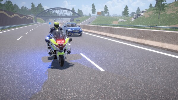 Autobahn Police Simulator 3 - Police Motorcycle.